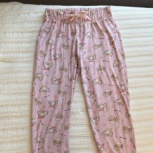 Jockey Valentines Day Pink Cupid Corgi Pajama Pants